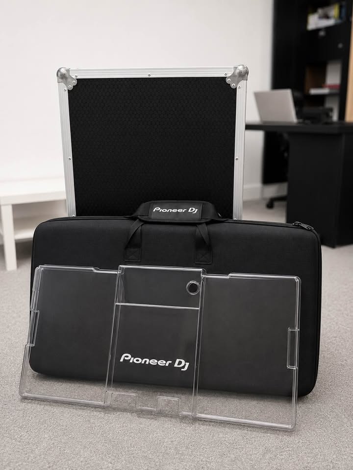 All‑In‑One DJ Console with Custom MDF Rack, Transport Case & Full Accessory Kit