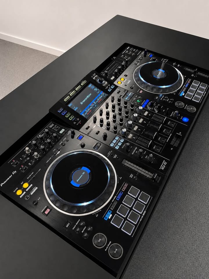 All‑In‑One DJ Console with Custom MDF Rack, Transport Case & Full Accessory Kit
